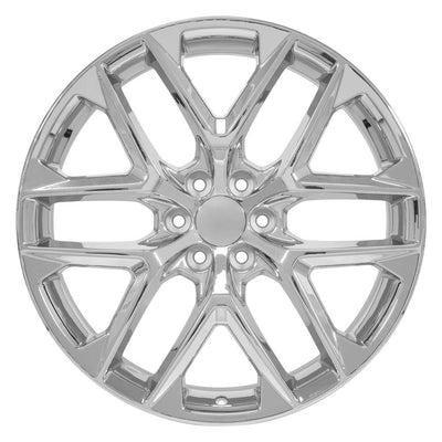 OE Wheels CV62 24x10 Chrome replica wheel