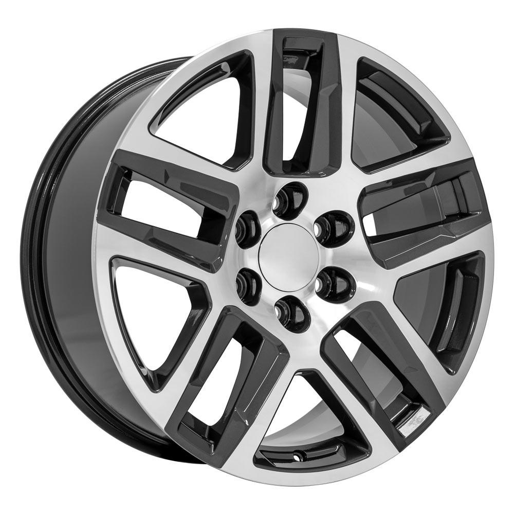 OE Wheels CV63 20x9 Gloss Gunmetal Machined replica wheel