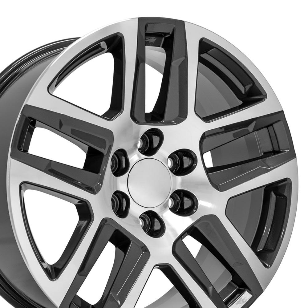 OE Wheels CV63 20x9 Gloss Gunmetal Machined replica wheel