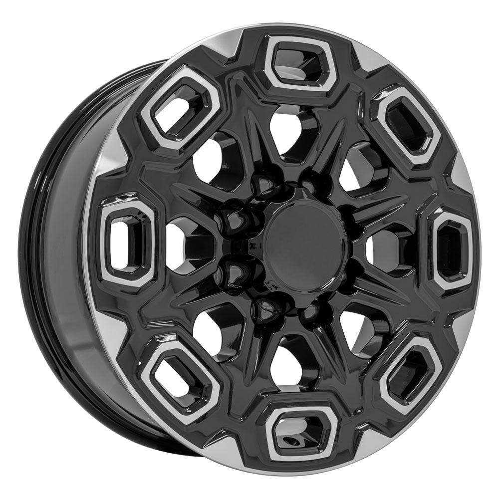 OE Wheels CV64B 20x8.5 Gloss Black Machined replica wheel