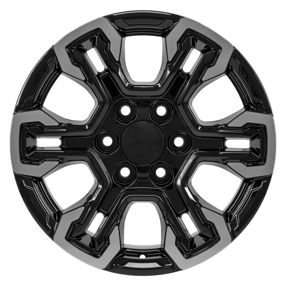 OE Wheels CV65 18x8.5 Gloss Black Machined replica wheel