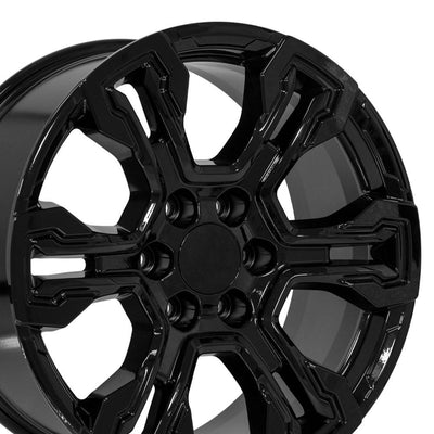 OE Wheels CV65 20x9 Gloss Black replica wheel