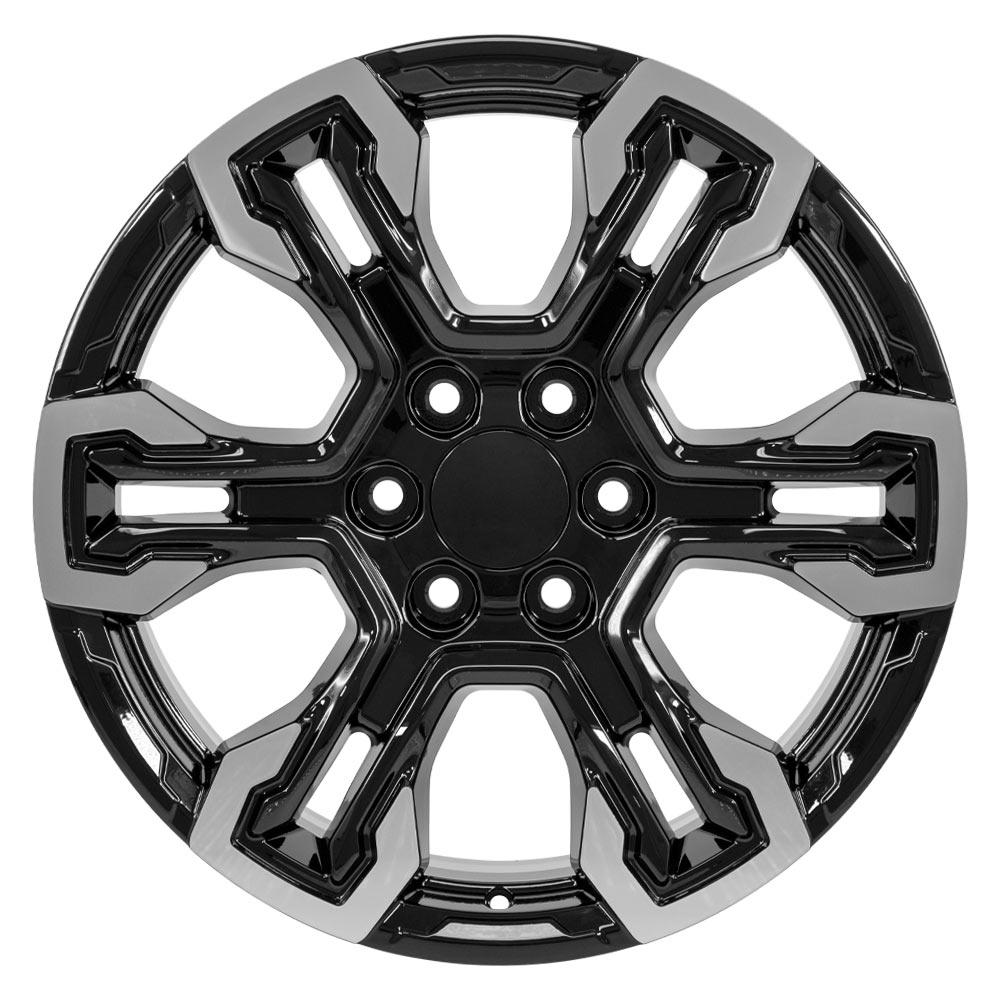 OE Wheels CV65 20x9 Gloss Black Machined replica wheel