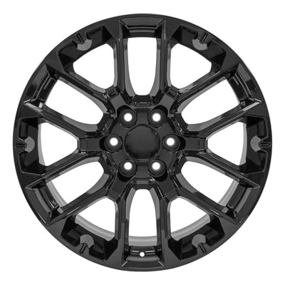 OE Wheels CV67 22x9 Gloss Black replica wheel