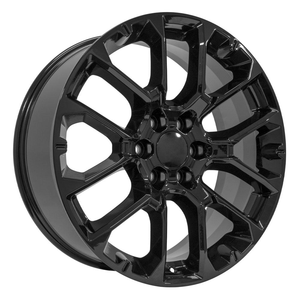 OE Wheels CV67 22x9 Gloss Black replica wheel