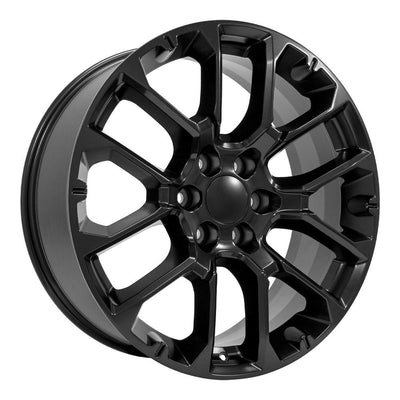 OE Wheels CV67 22x9 Satin Black replica wheel