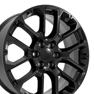 OE Wheels CV67 22x9 Satin Black replica wheel