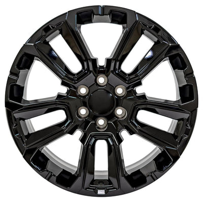OE Wheels CV68 22x9 Gloss Black replica wheel