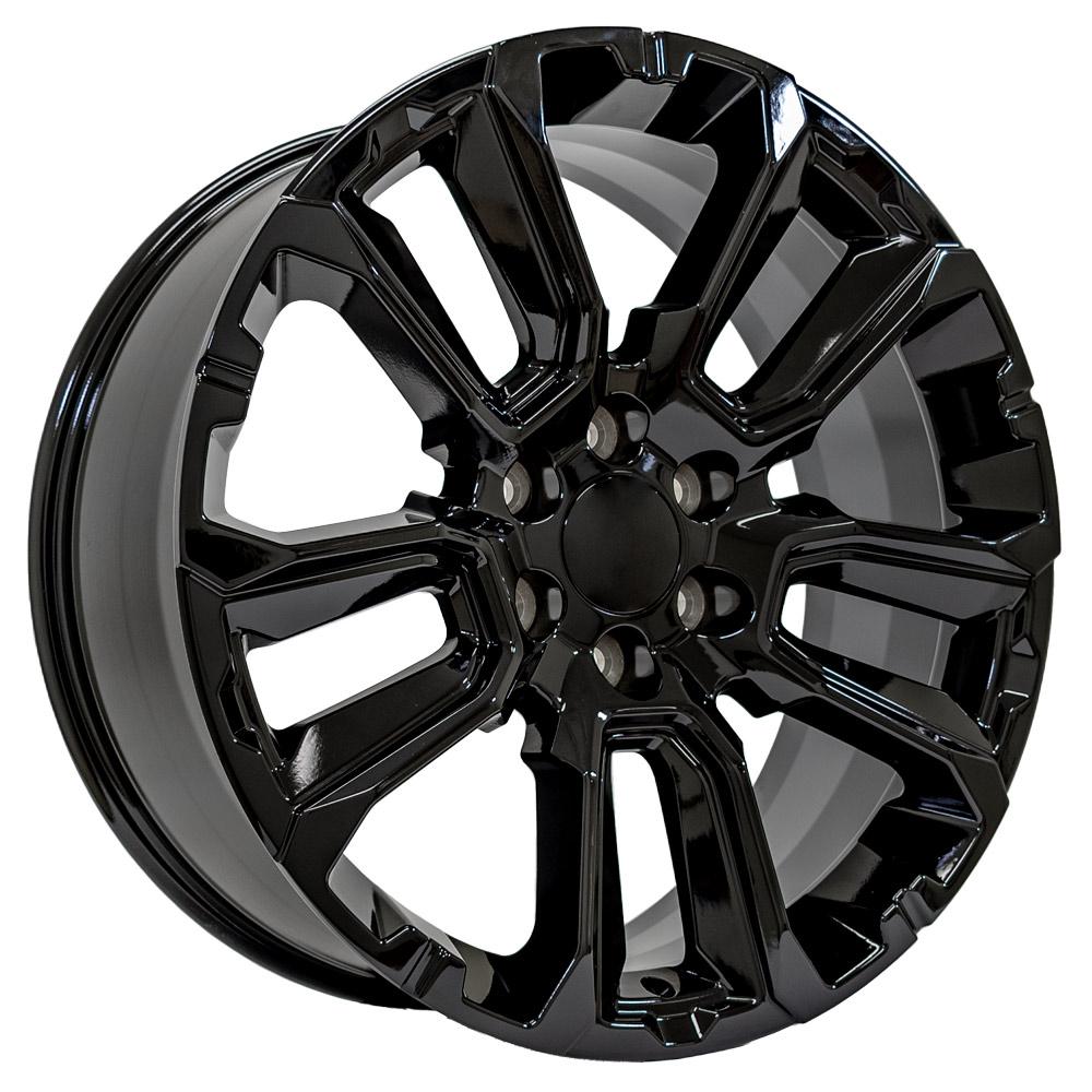 OE Wheels CV68 22x9 Gloss Black replica wheel