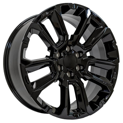 OE Wheels CV68 22x9 Gloss Black replica wheel