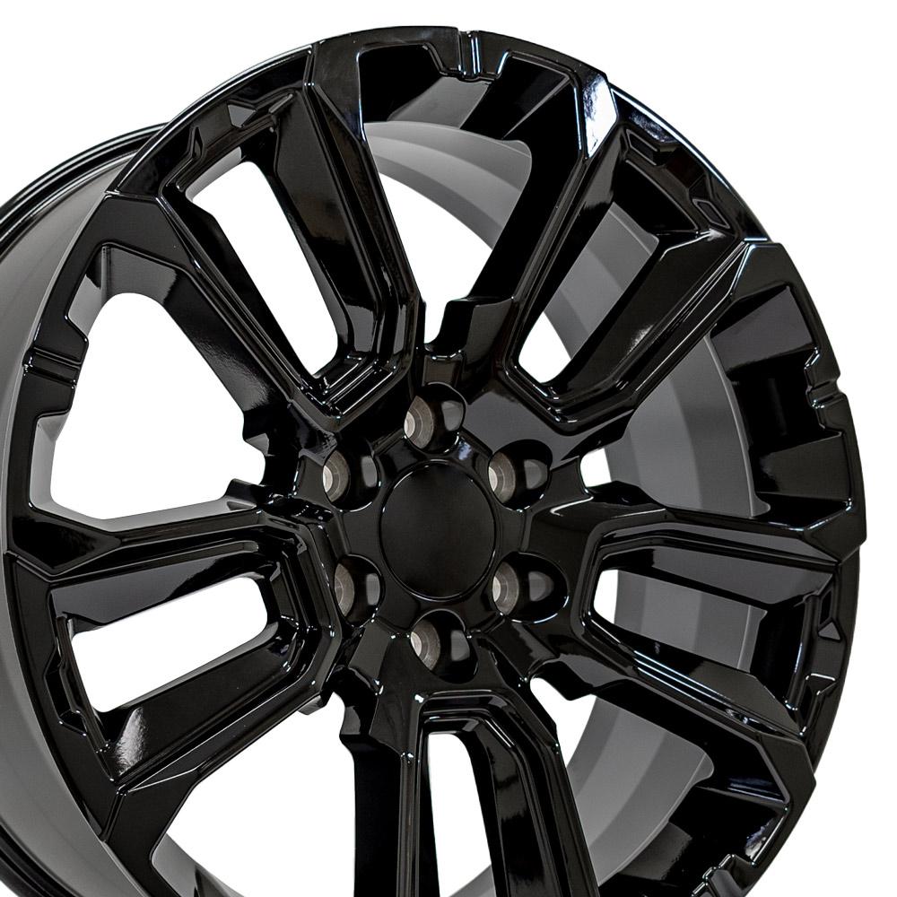 OE Wheels CV68 22x9 Gloss Black replica wheel