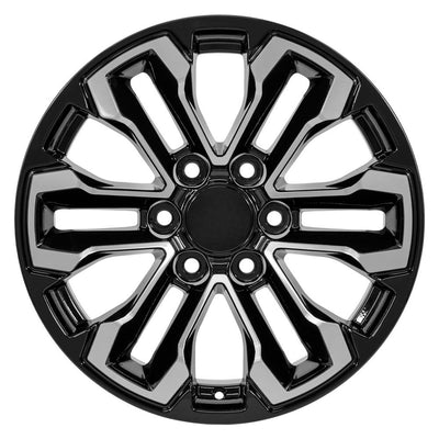 OE Wheels CV69 18x8.5 Gloss Black Machined replica wheel