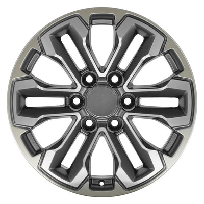 OE Wheels CV69 18x8.5 Satin Gunmetal Machined Face - Two Tone replica wheel
