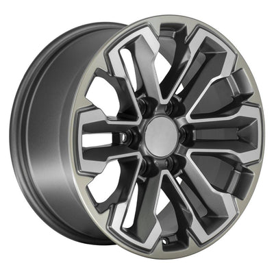 OE Wheels CV69 18x8.5 Satin Gunmetal Machined Face - Two Tone replica wheel