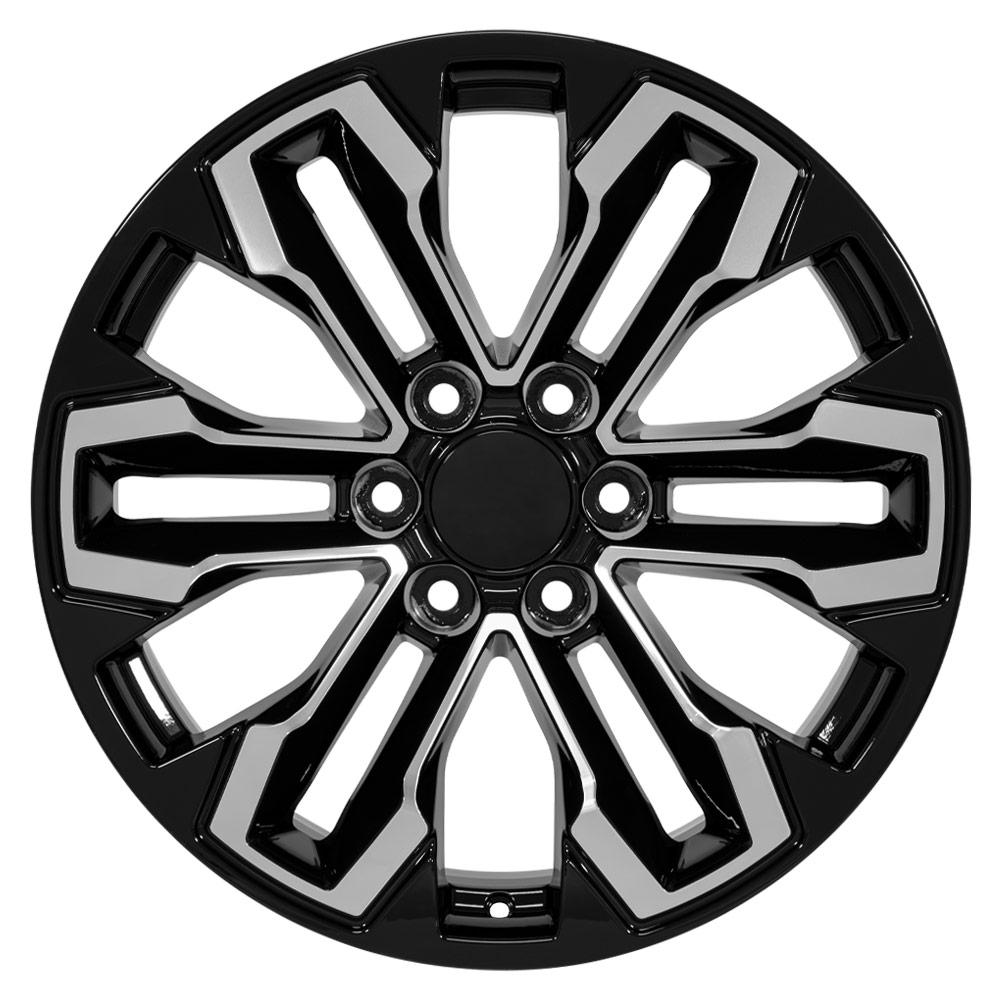 OE Wheels CV69 20x9 Gloss Black Machined replica wheel