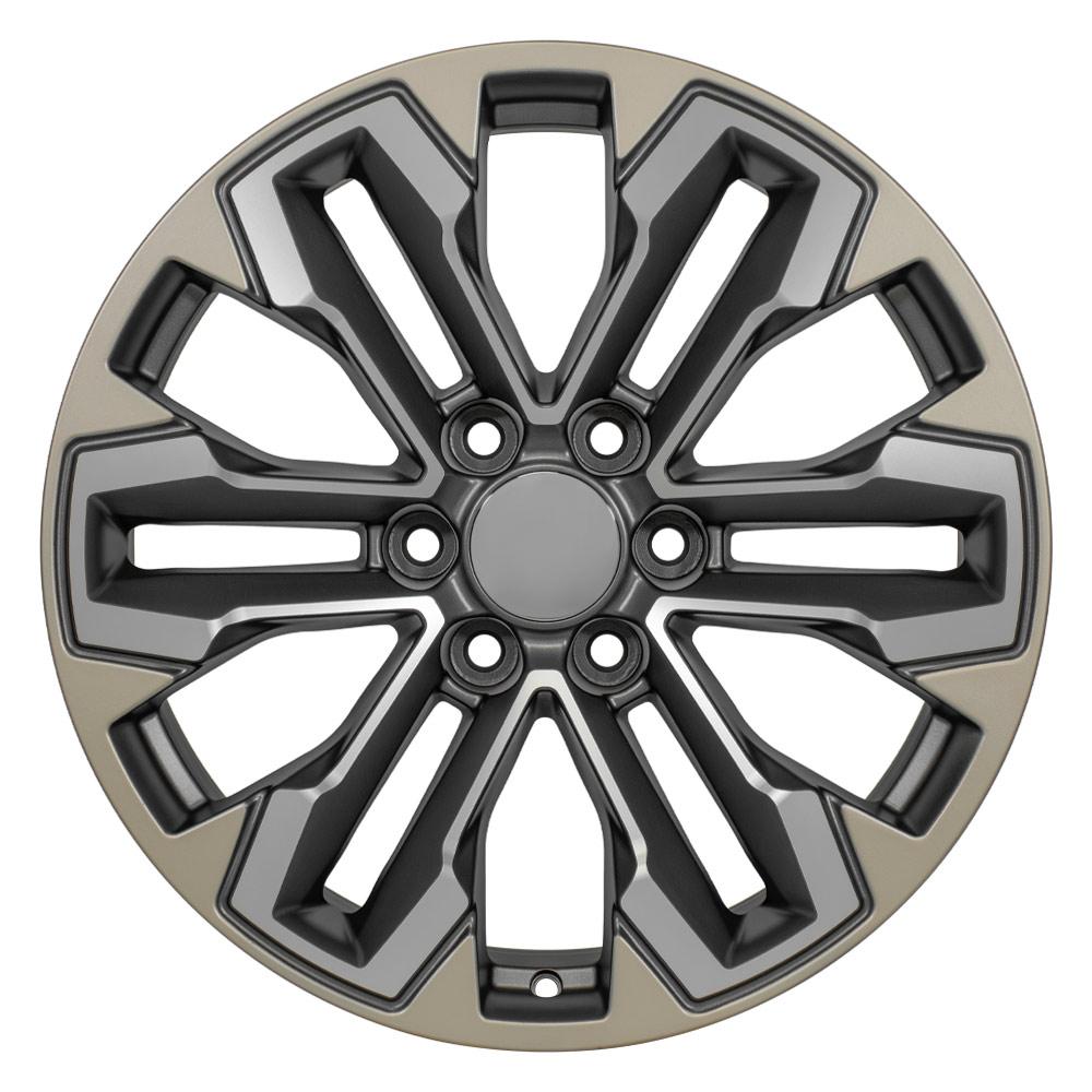 OE Wheels CV69 20x9 Satin Gunmetal Machined Face - Two Tone replica wheel