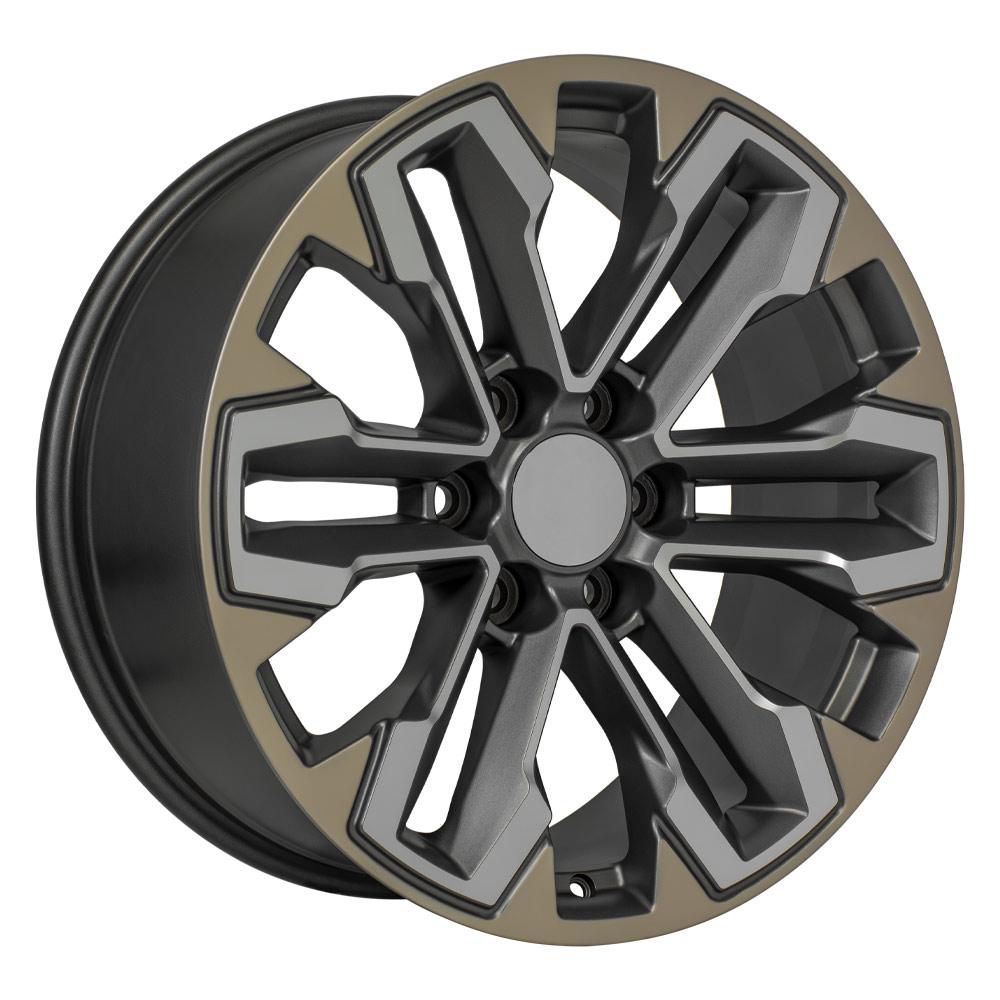 OE Wheels CV69 20x9 Satin Gunmetal Machined Face - Two Tone replica wheel