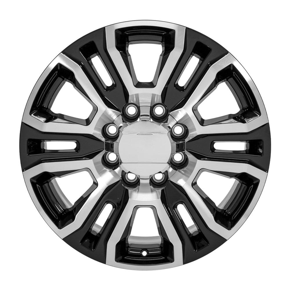 OE Wheels CV70B 20x8.5 Gloss Black Machined replica wheel