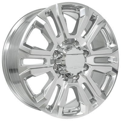 OE Wheels CV70B 22x8.5 Polished replica wheel