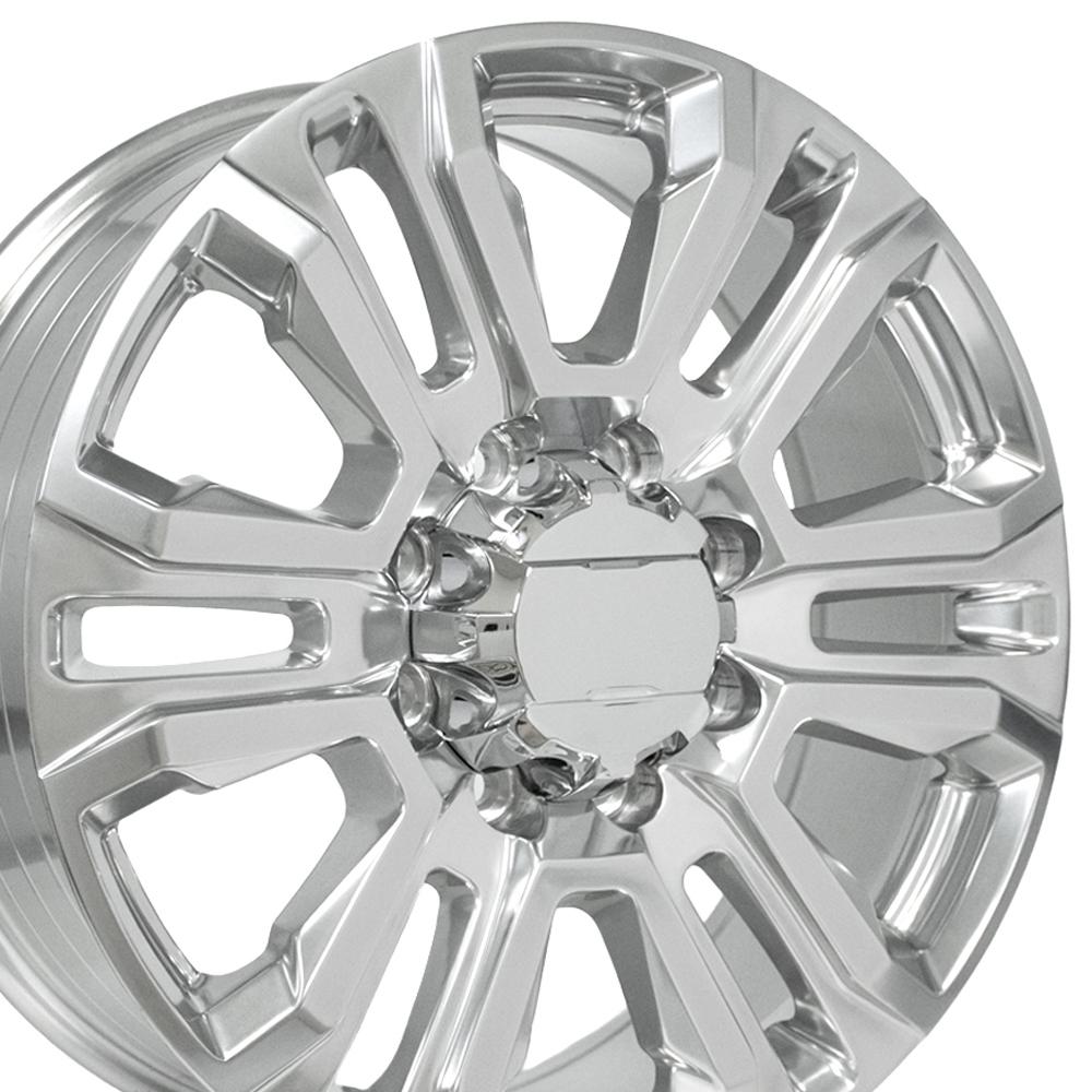 OE Wheels CV70B 22x8.5 Polished replica wheel