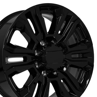 OE Wheels CV70B 22x8.5 Gloss Black replica wheel