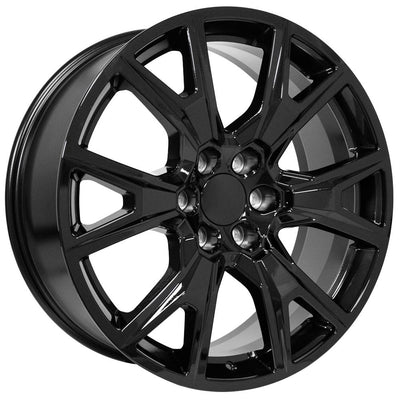OE Wheels CV71 22x9 Gloss Black replica wheel