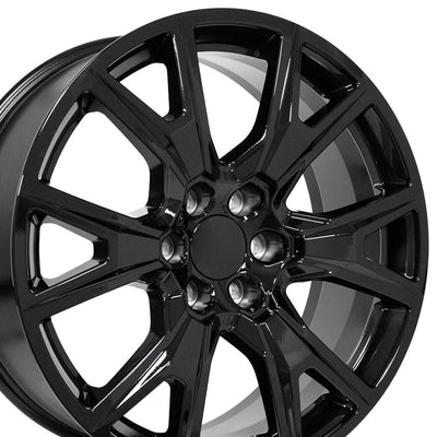 OE Wheels CV71 22x9 Gloss Black replica wheel
