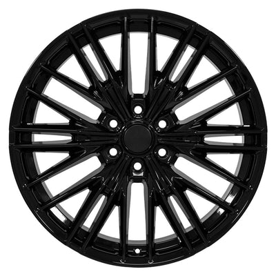 OE Wheels CV72 22x9 Gloss Black replica wheel