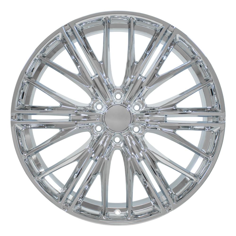 OE Wheels CV72 24x10 Chrome replica wheel