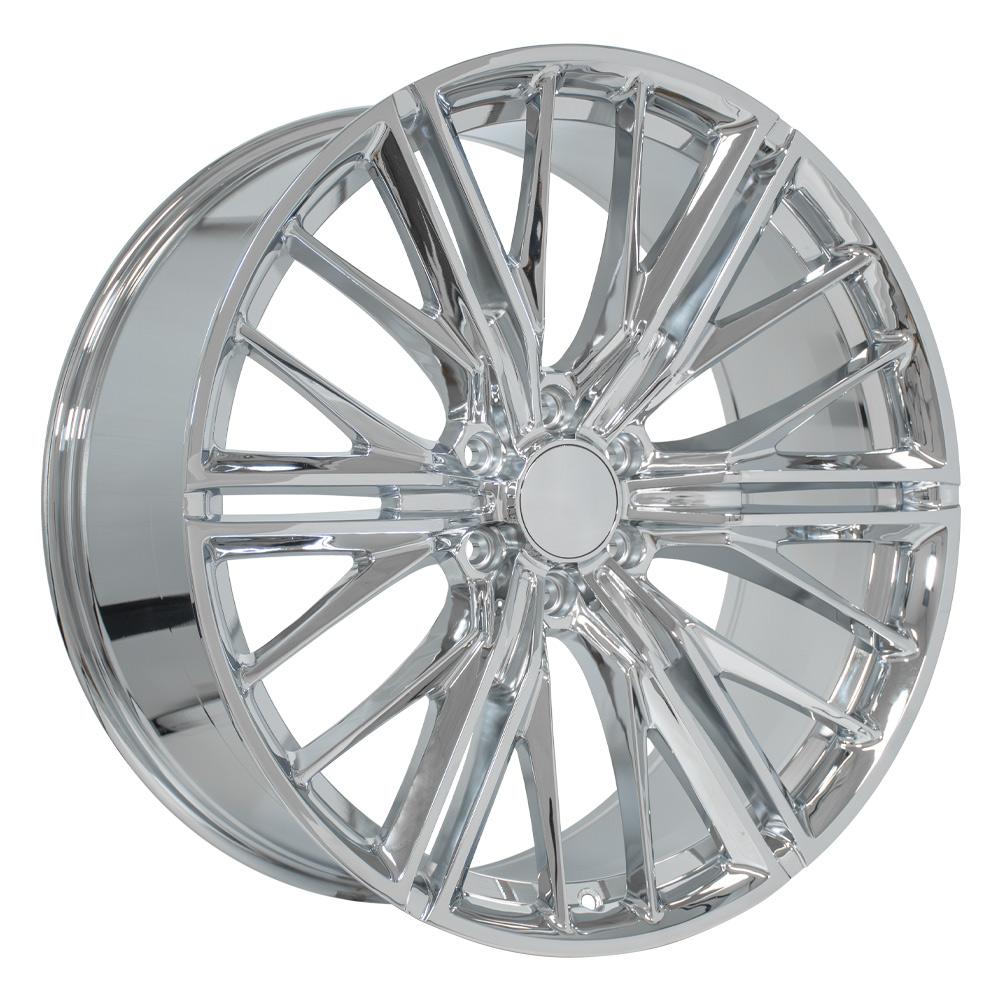 OE Wheels CV72 24x10 Chrome replica wheel