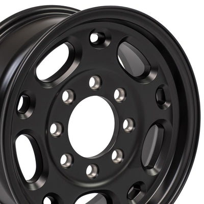 OE Wheels CV82 16x6.5 Satin Black replica wheel