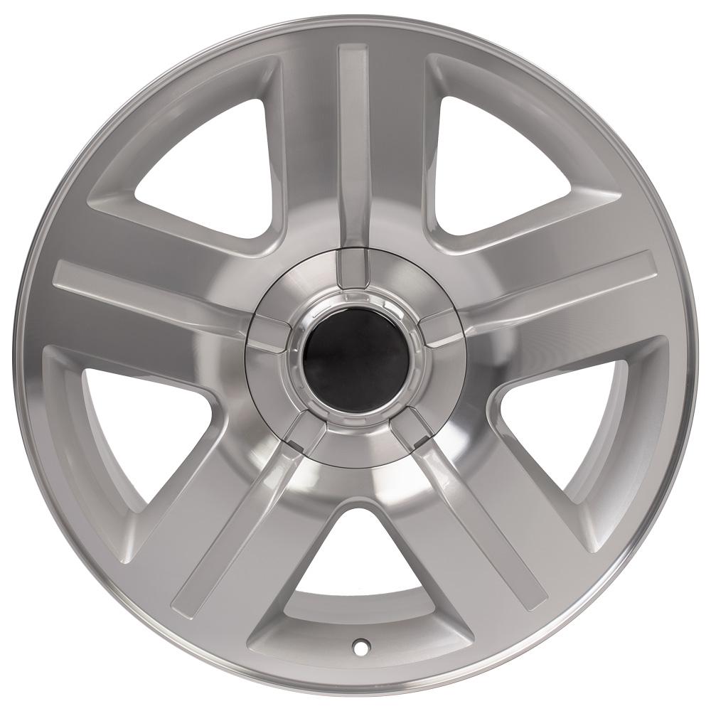 OE Wheels CV84 20x8.5 Gloss Silver Machined replica wheel