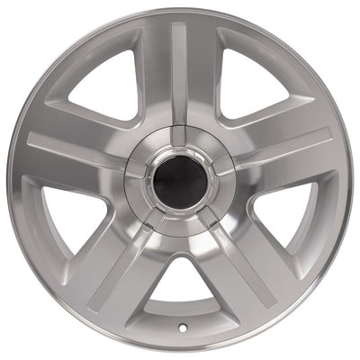 OE Wheels CV84 22x9 Gloss Silver Machined replica wheel