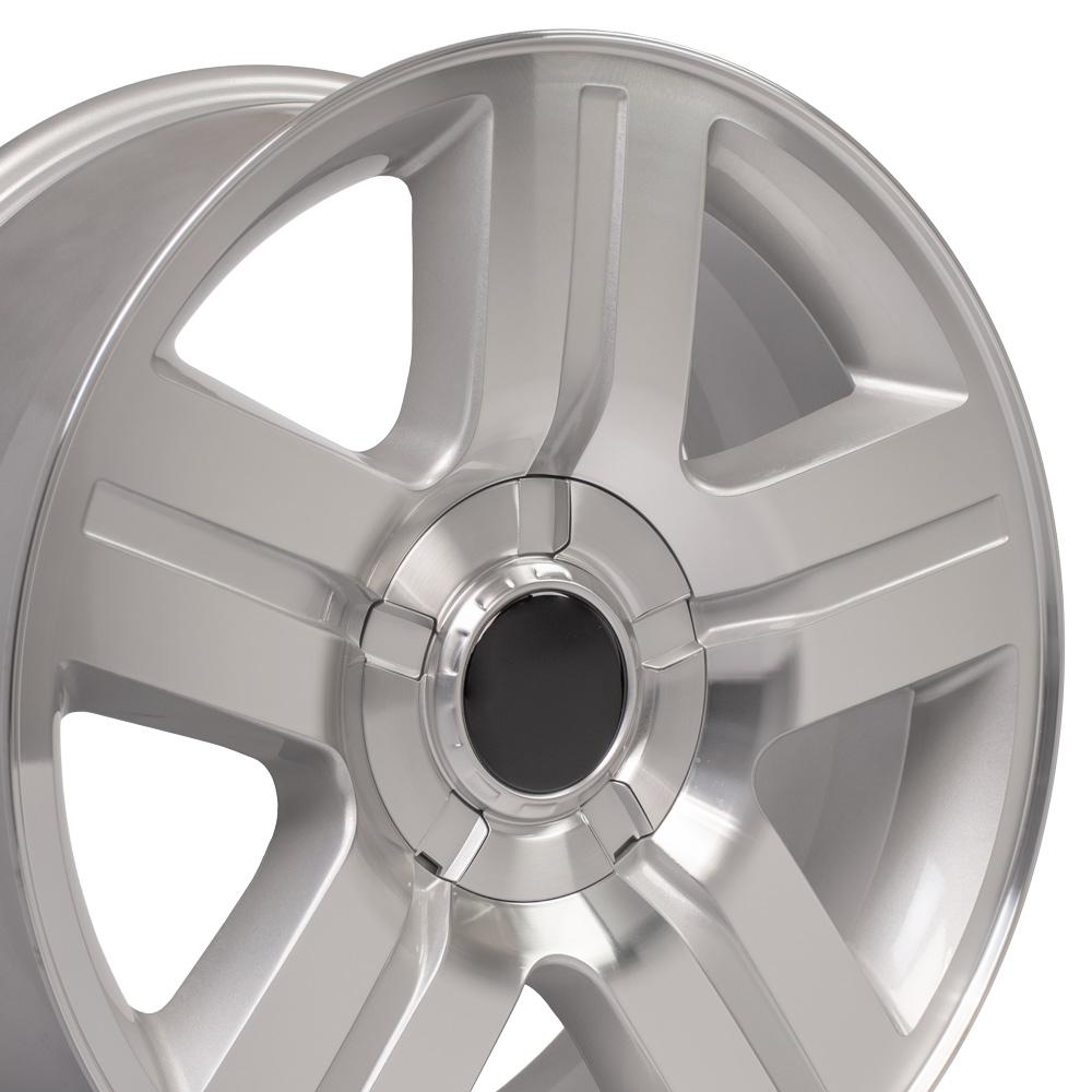 OE Wheels CV84 20x8.5 Gloss Silver Machined replica wheel