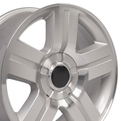 OE Wheels CV84 20x8.5 Gloss Silver Machined replica wheel