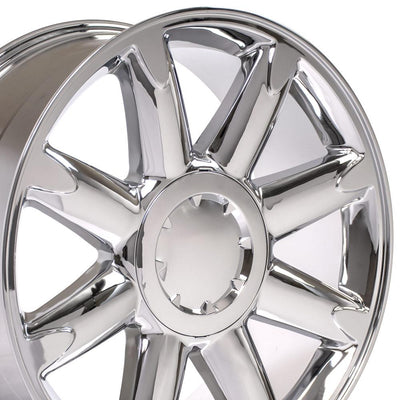 OE Wheels CV85 20x8.5 Chrome replica wheel