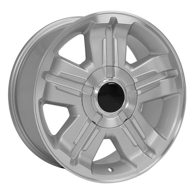 OE Wheels CV88 18x8 Gloss Silver Machined replica wheel
