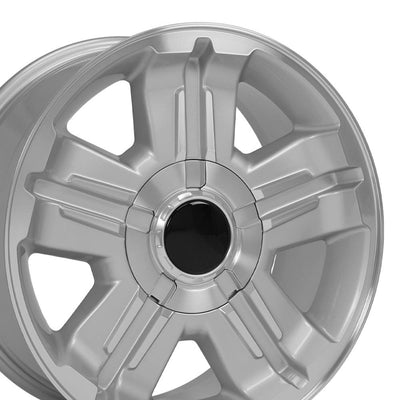 OE Wheels CV88 18x8 Gloss Silver Machined replica wheel