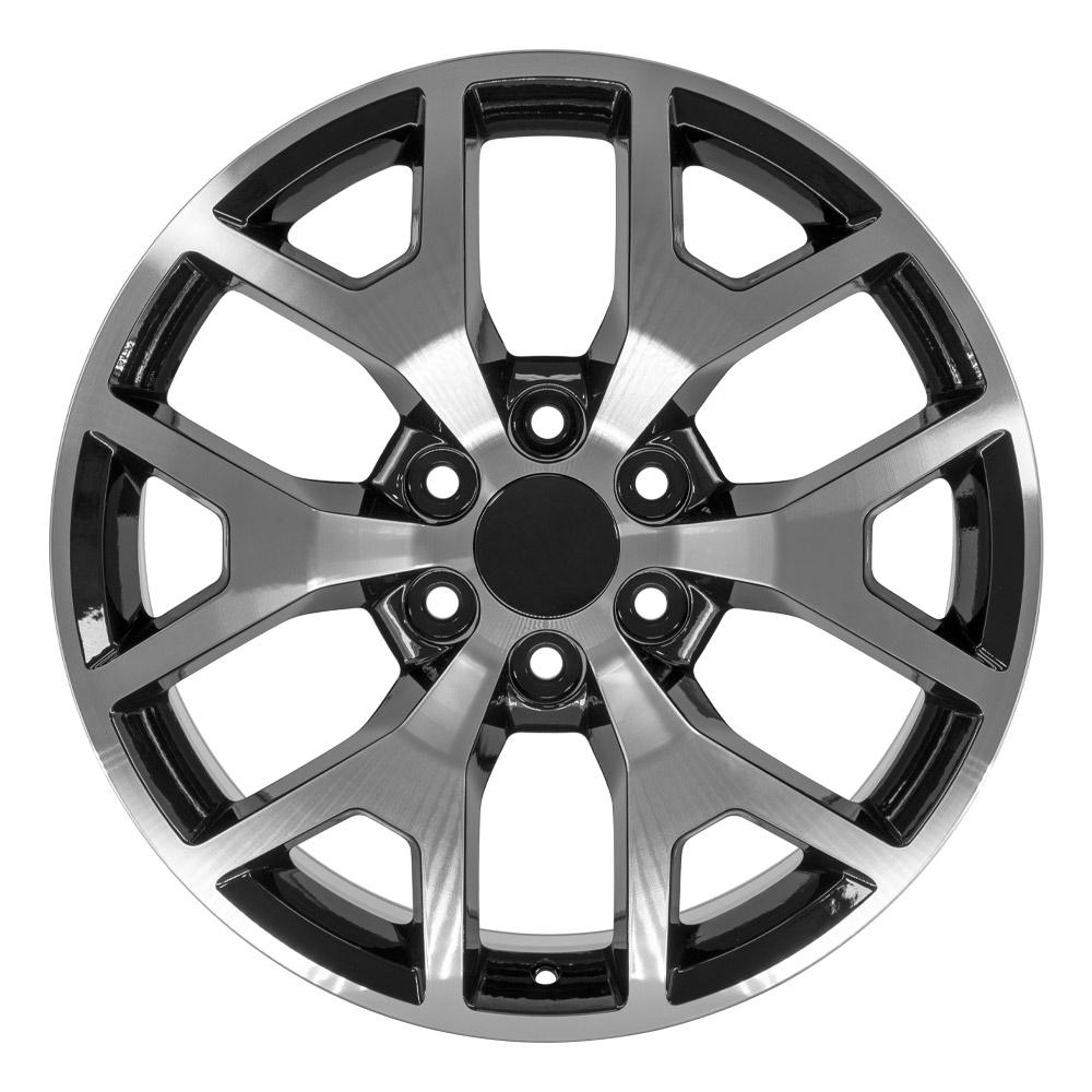 OE Wheels CV92 20x9 Gloss Black Machined replica wheel