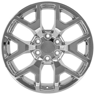 OE Wheels CV92 22x9 Chrome replica wheel