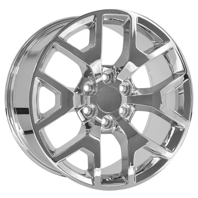 OE Wheels CV92 22x9 Chrome replica wheel