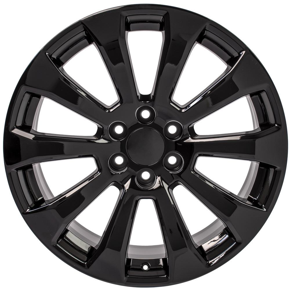 OE Wheels CV95 22x9 Gloss Black replica wheel