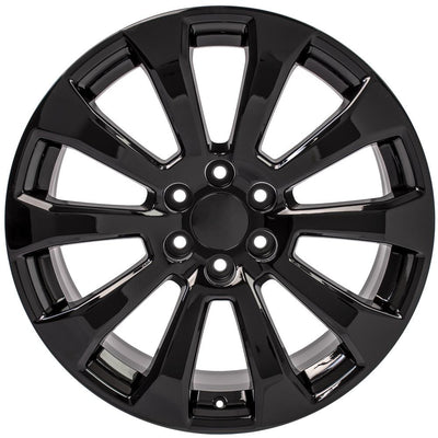 OE Wheels CV95 22x9 Gloss Black replica wheel