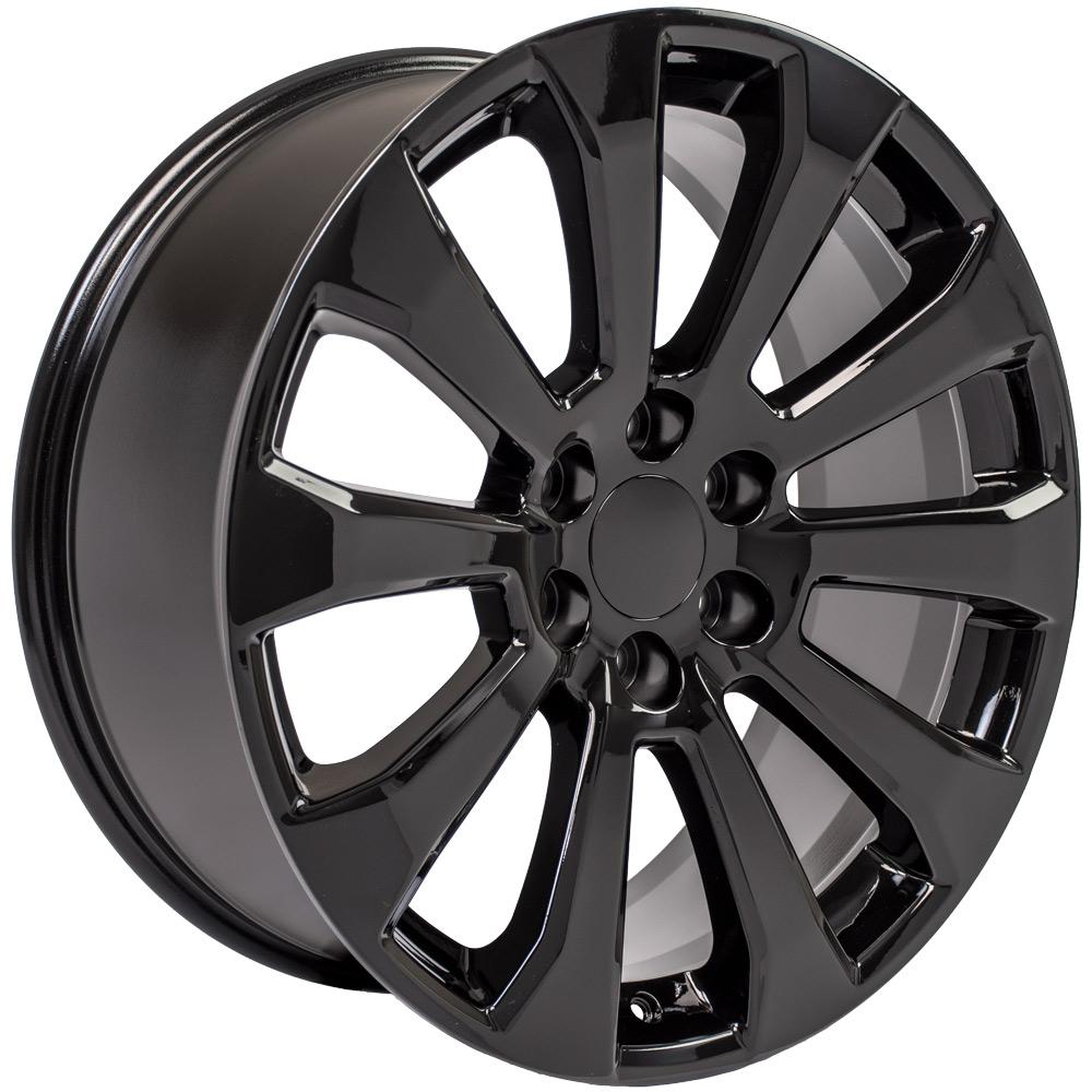 OE Wheels CV95 22x9 Gloss Black replica wheel