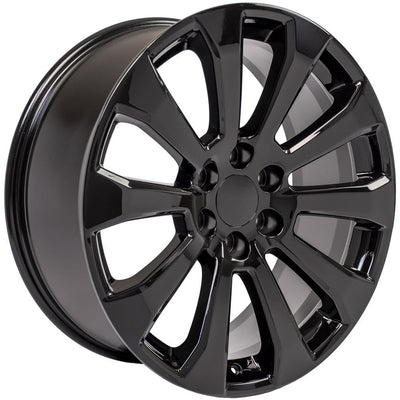OE Wheels CV95 22x9 Gloss Black replica wheel