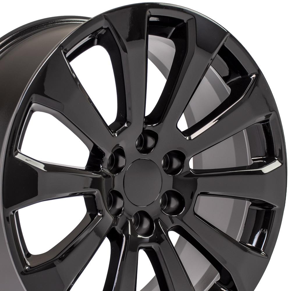 OE Wheels CV95 22x9 Gloss Black replica wheel