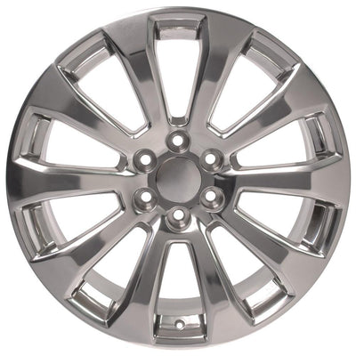 OE Wheels CV95 22x9 Polished replica wheel