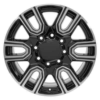 OE Wheels CV96B 20x8.5 Gloss Black Machined replica wheel