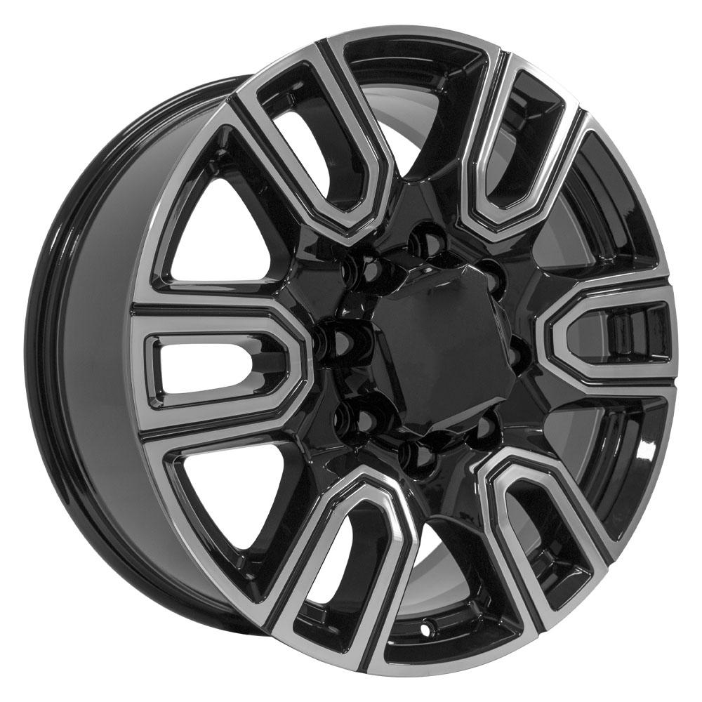 OE Wheels CV96B 20x8.5 Gloss Black Machined replica wheel
