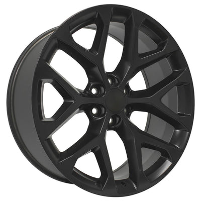 OE Wheels CV98B 24x10 Satin Black replica wheel